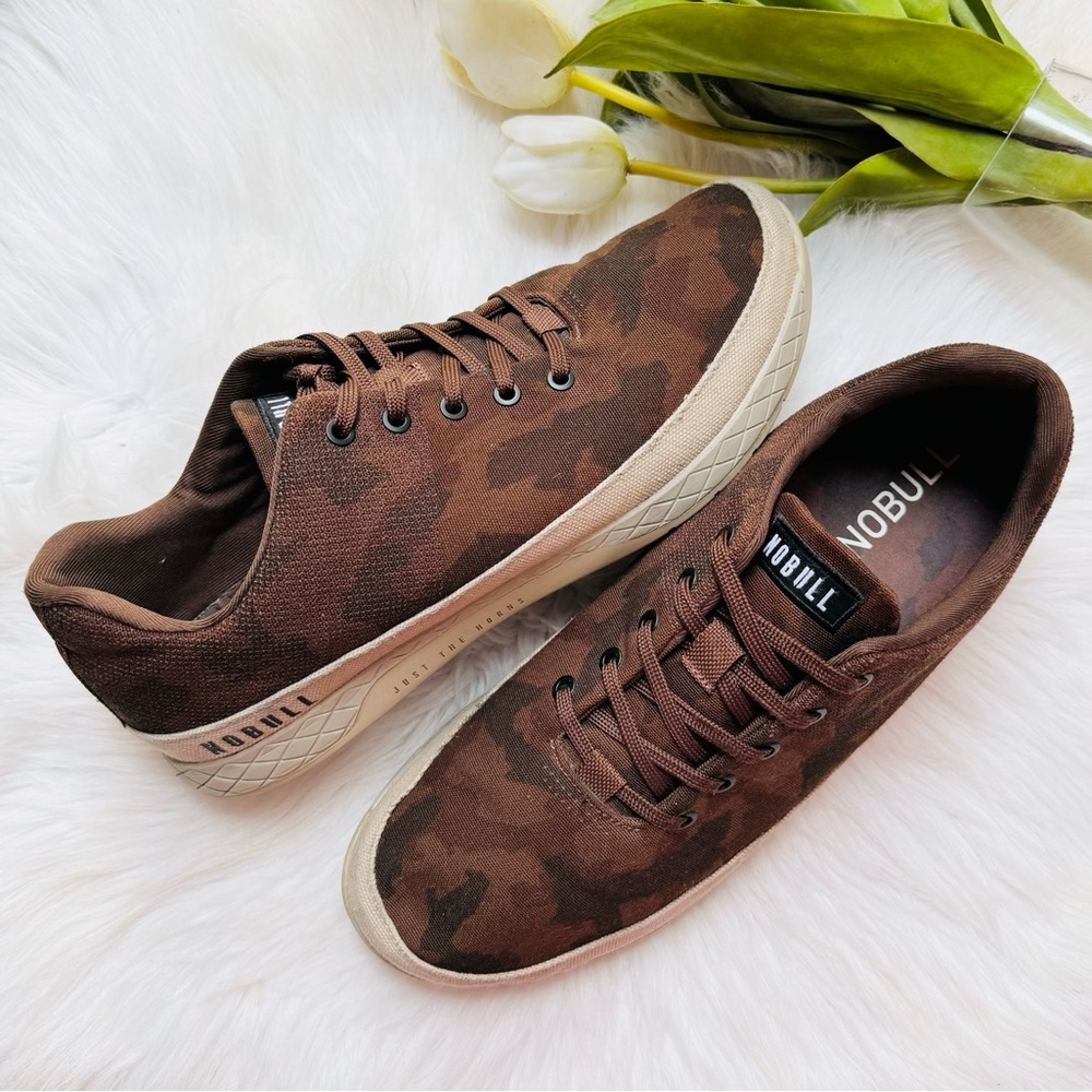 NOBULL Men’s Grizzly Camo Canvas Trainers